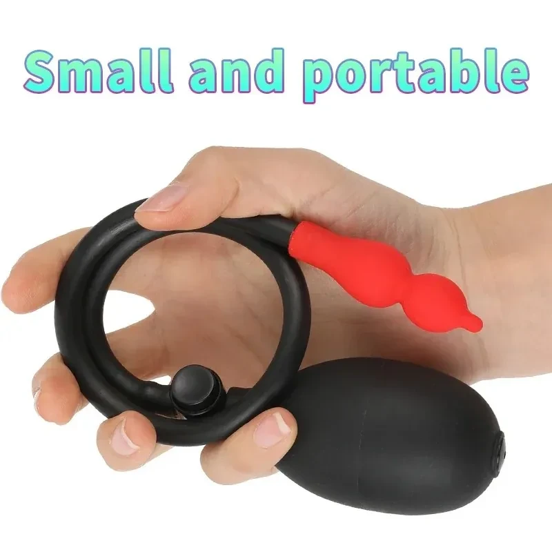 dilatador anal inflable para estiramiento anal