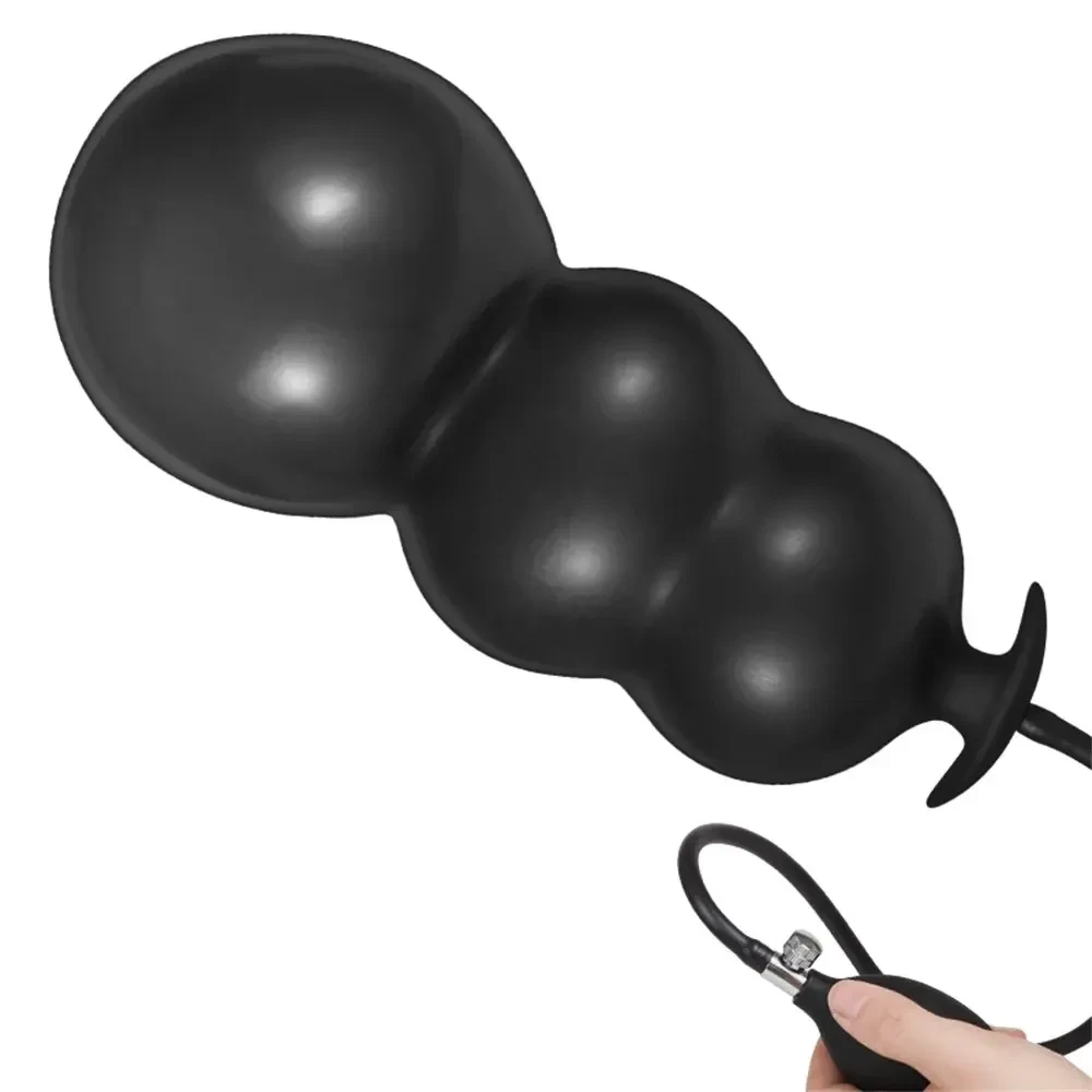 dilatador anal inflable silicona flexible