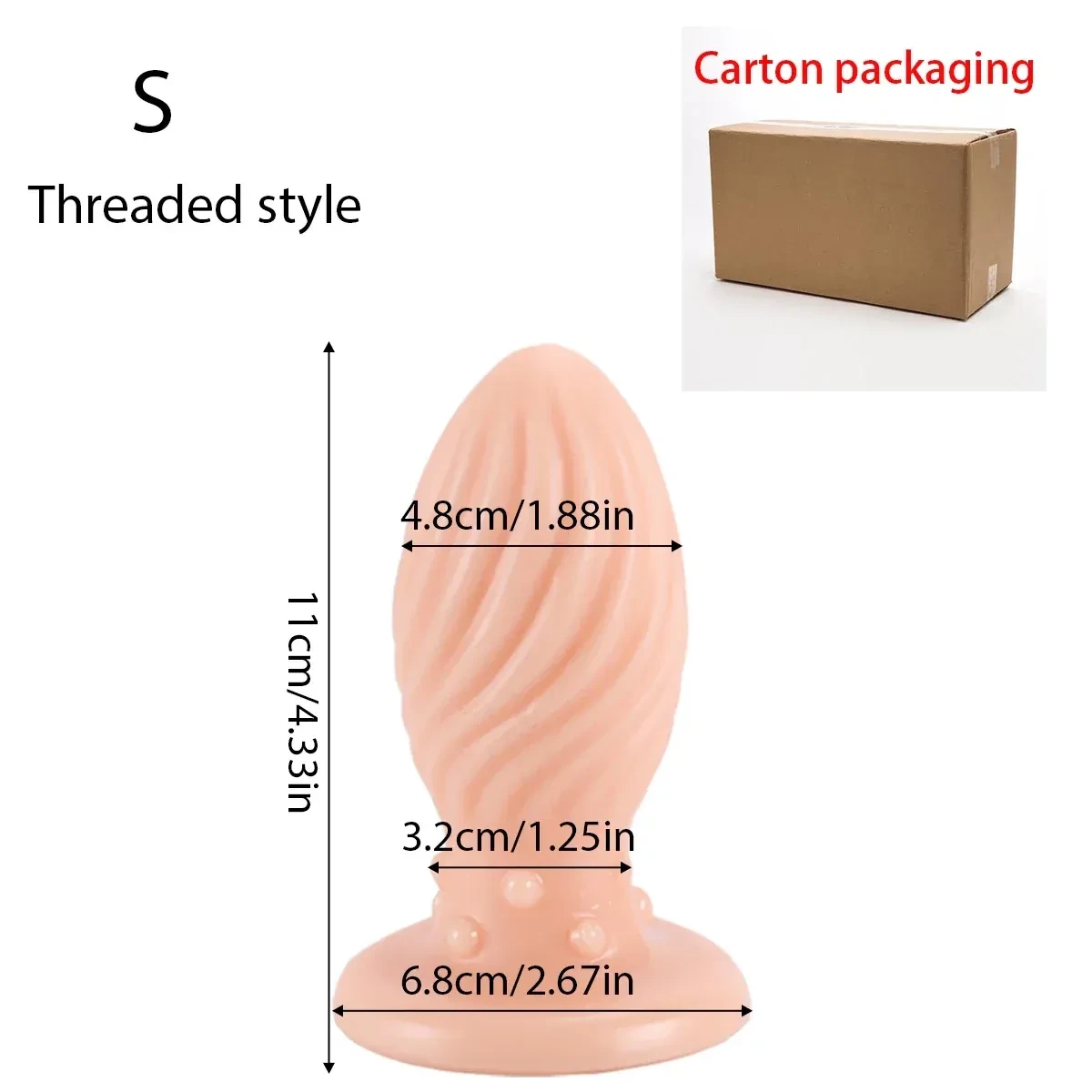 dilatador anal pvc tamano pequeno