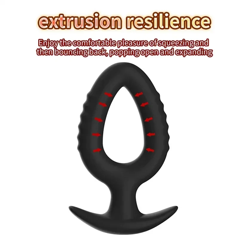 dilatador anal silicona medica flexible hueco