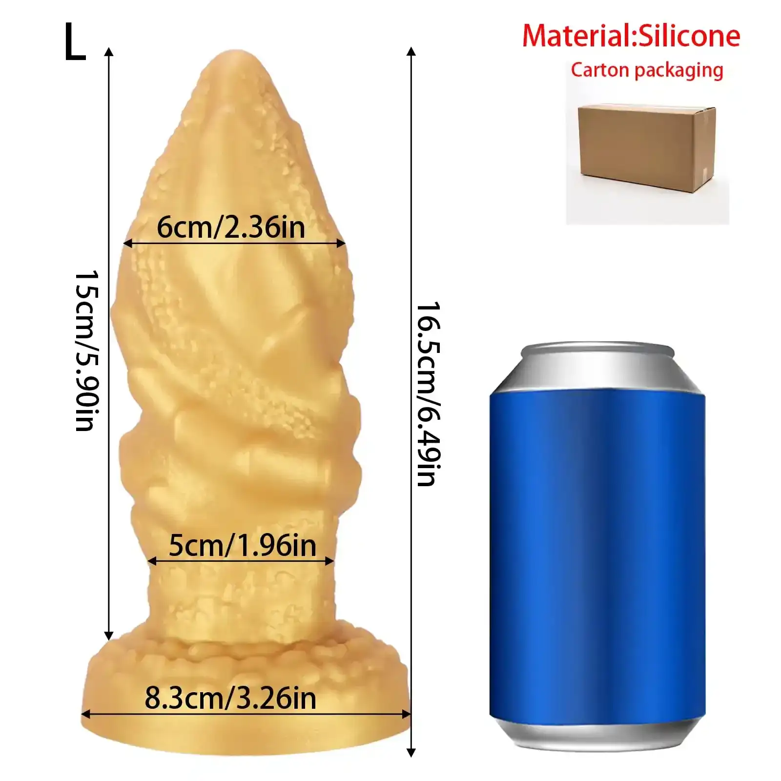 dilatador anal silicona suave grande