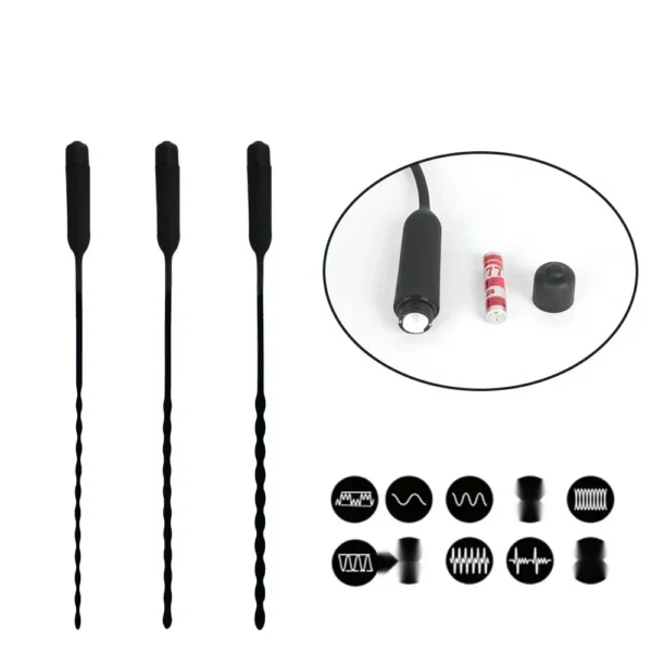 dilatador uretral silicona múltiples vibraciones