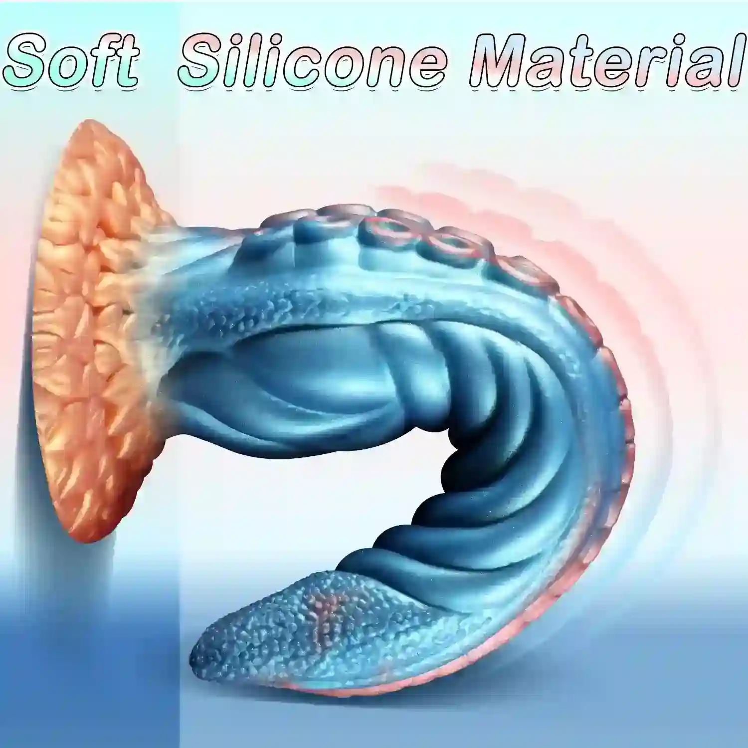 dildo 24cm silicona suave texturizado