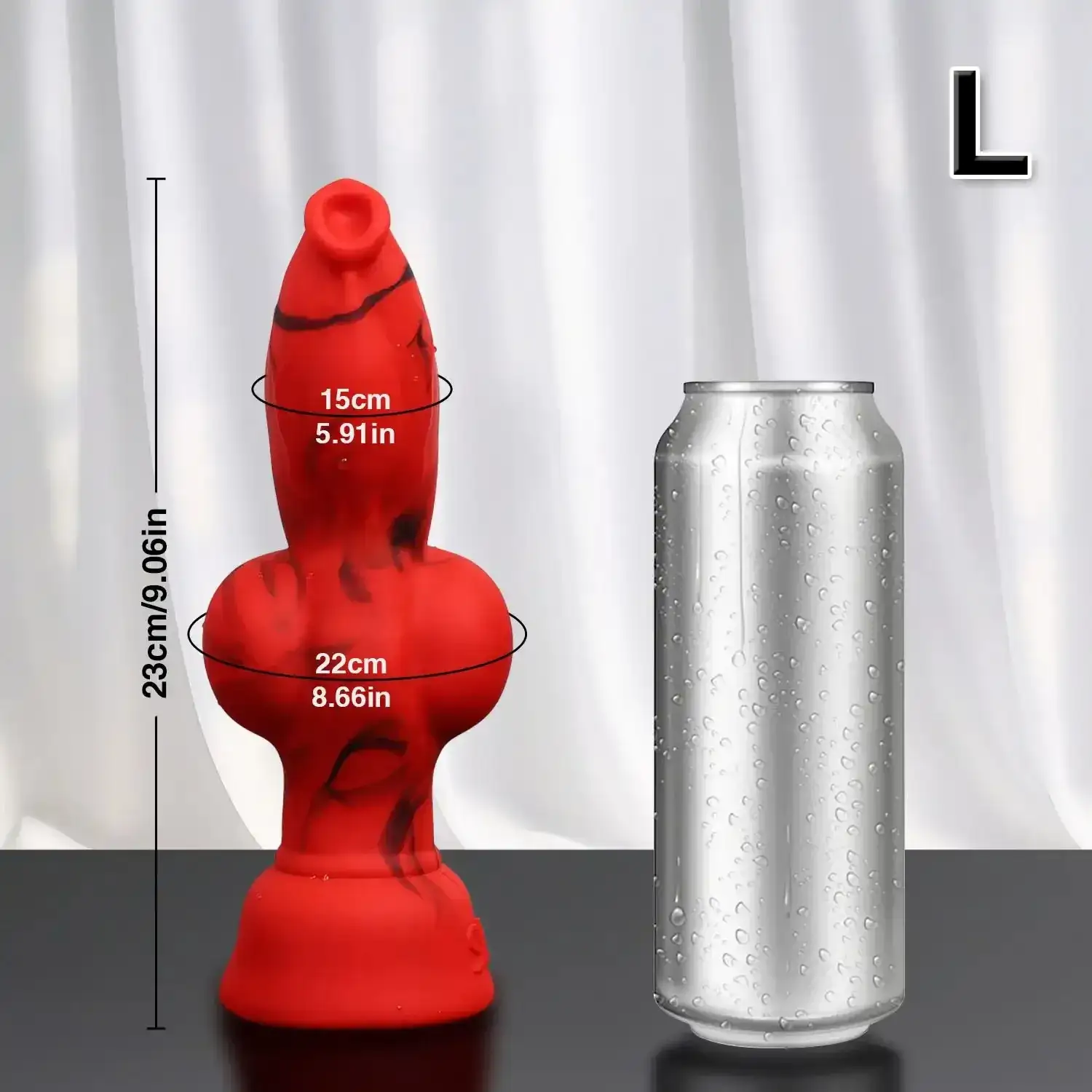 dildo anal con base de ventosa