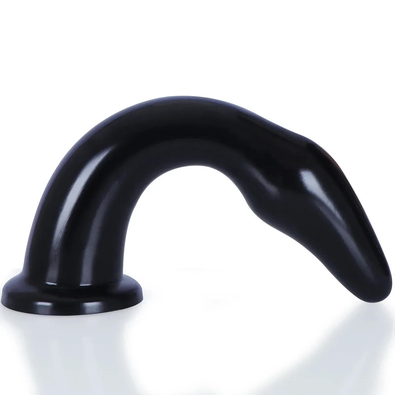 dildo anal con ventosa pvc azul claro