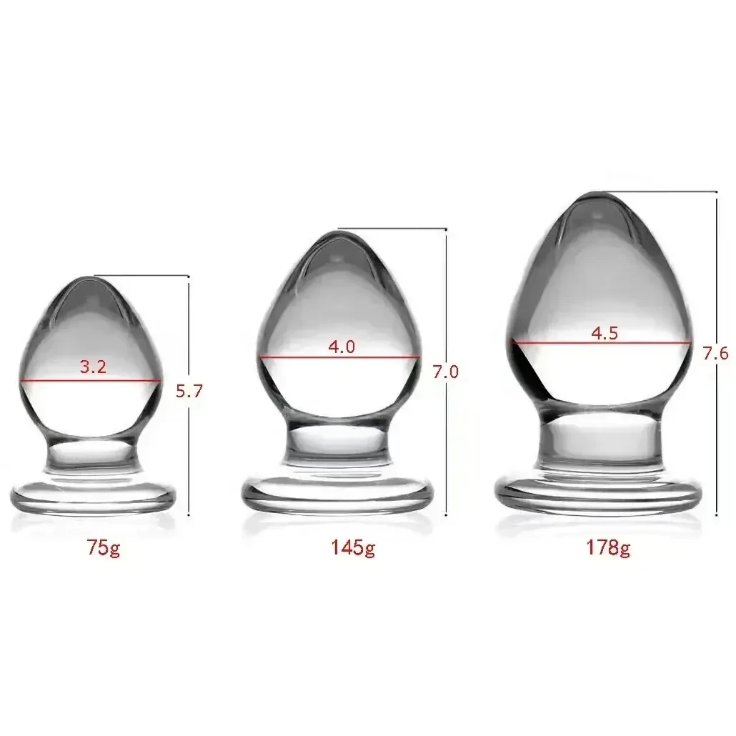 dildo anal cristal pequeno discreto