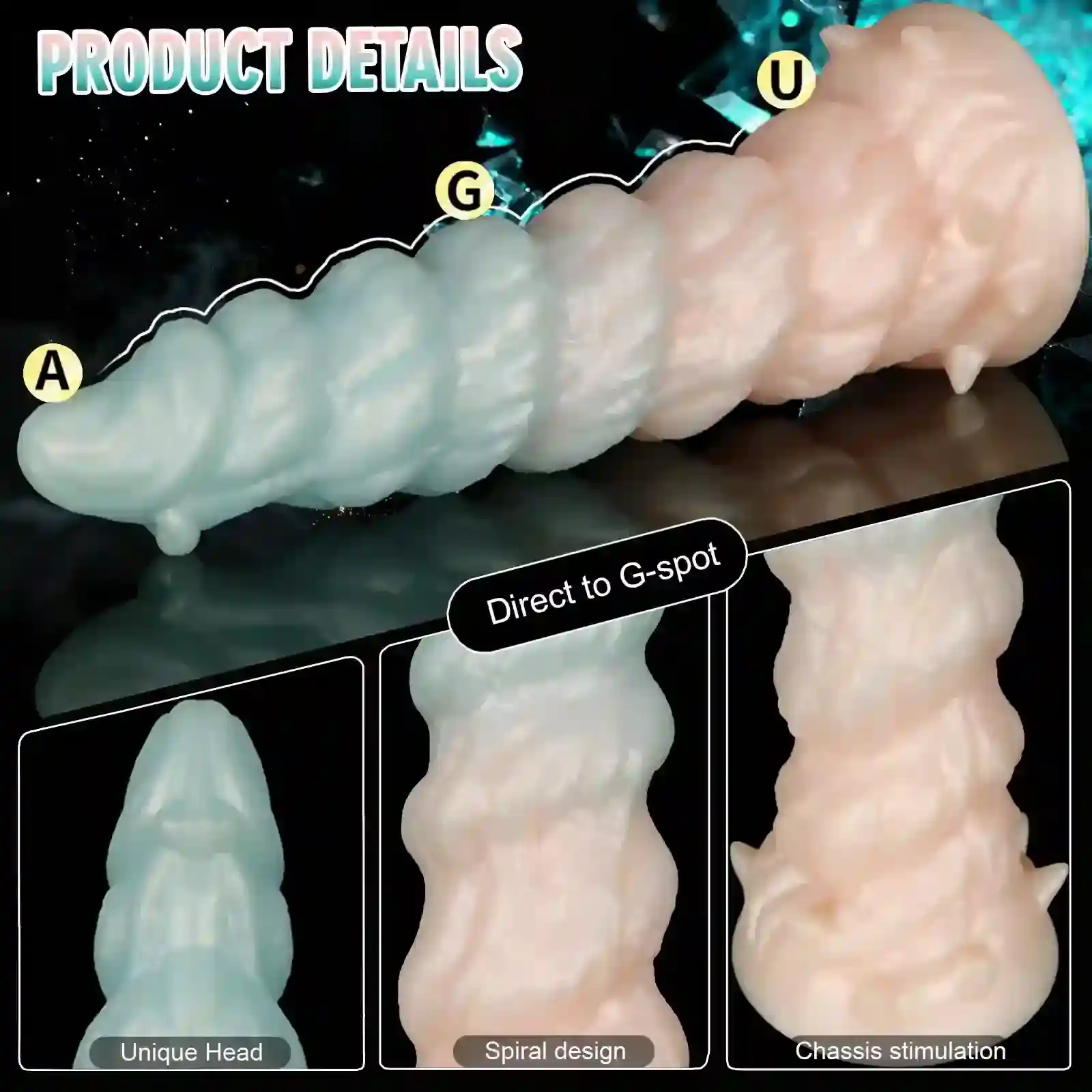 dildo anal dragon con ventosa