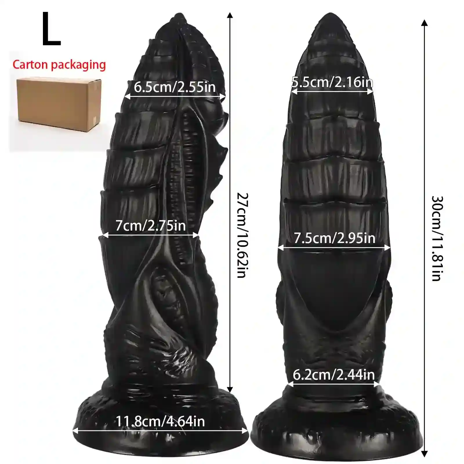 dildo anal monstruo de plastico