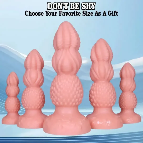 dildo anal para entrenamiento de plástico