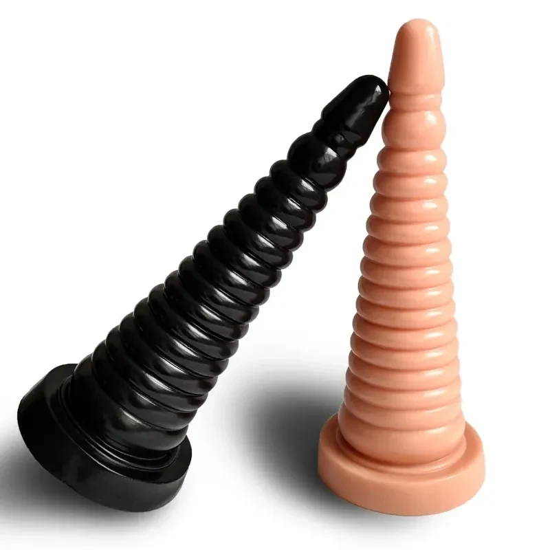 dildo anal pvc de gran tamano curvo