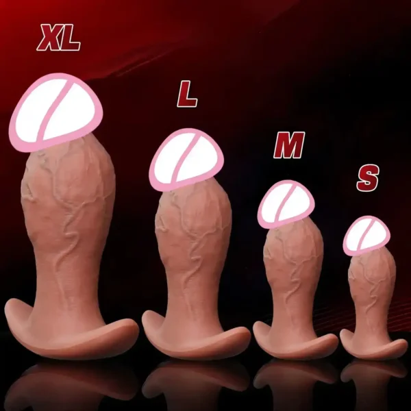 dildo anal realista con glande
