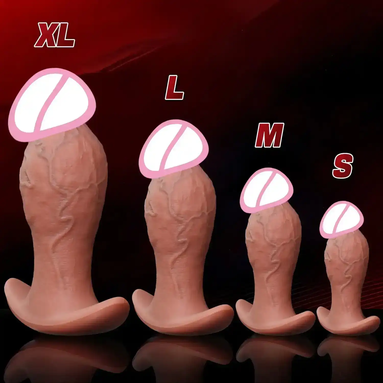 dildo anal realista con glande