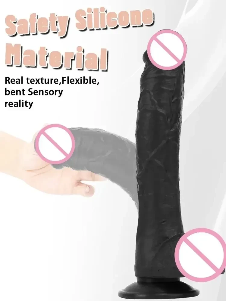 dildo anal realista silicona brillante