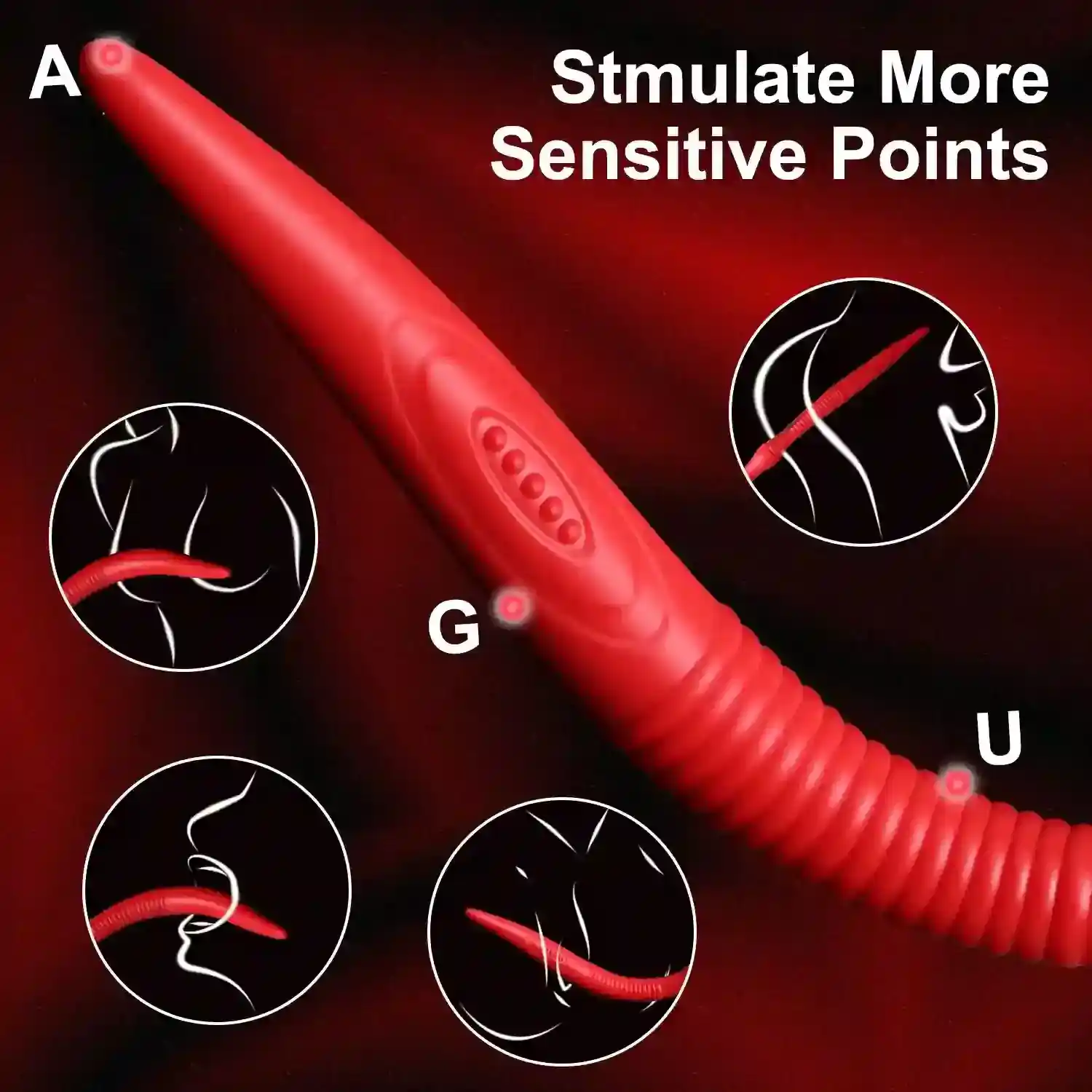 dildo anal silicona con anillo extraccion