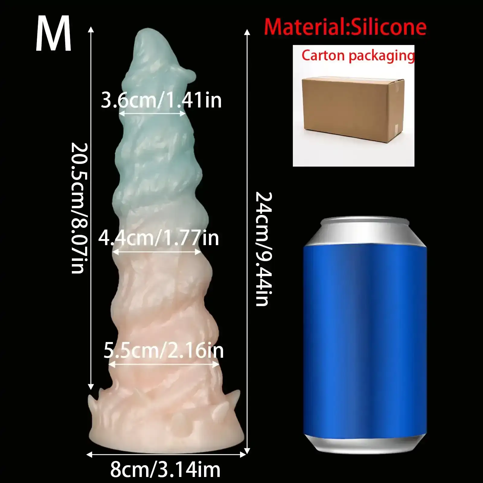 dildo anal silicona dragon realista