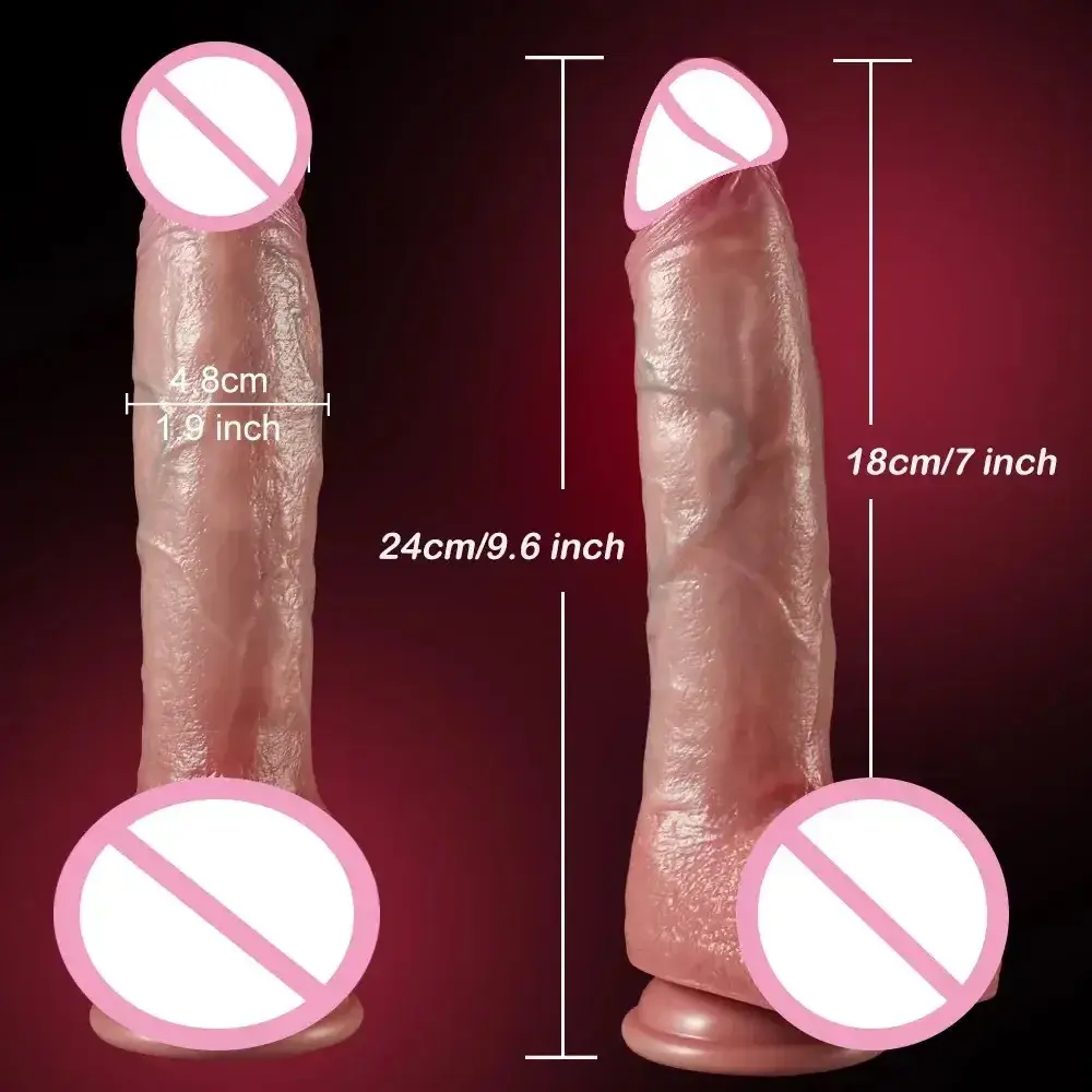 dildo anal silicona realista impermeable