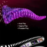 dildo con textura de tentáculos suave