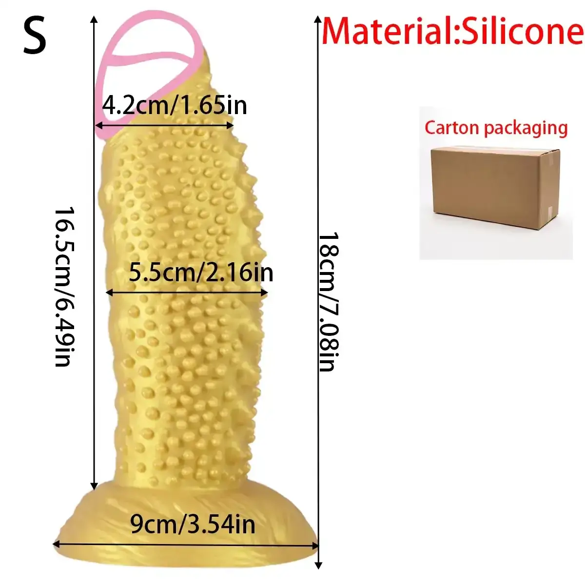 dildo con ventosa de silicona