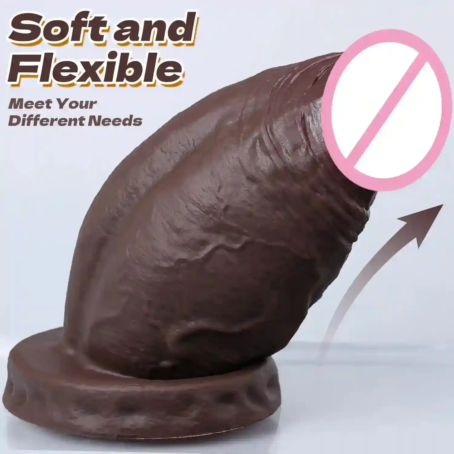 dildo con ventosa grande y realista