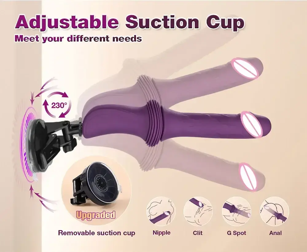 dildo con ventosa para manos libres 1