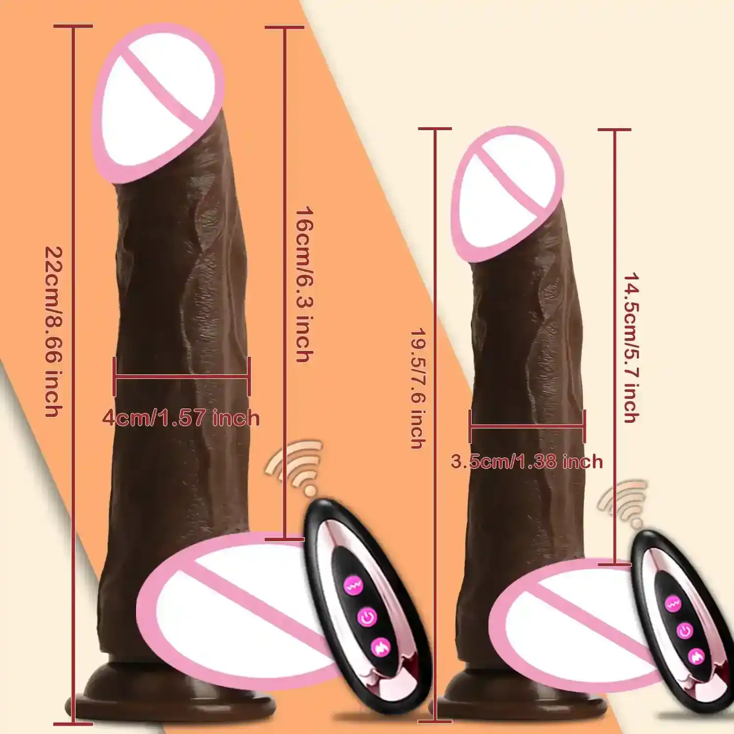 dildo de silicona con ventosa potente