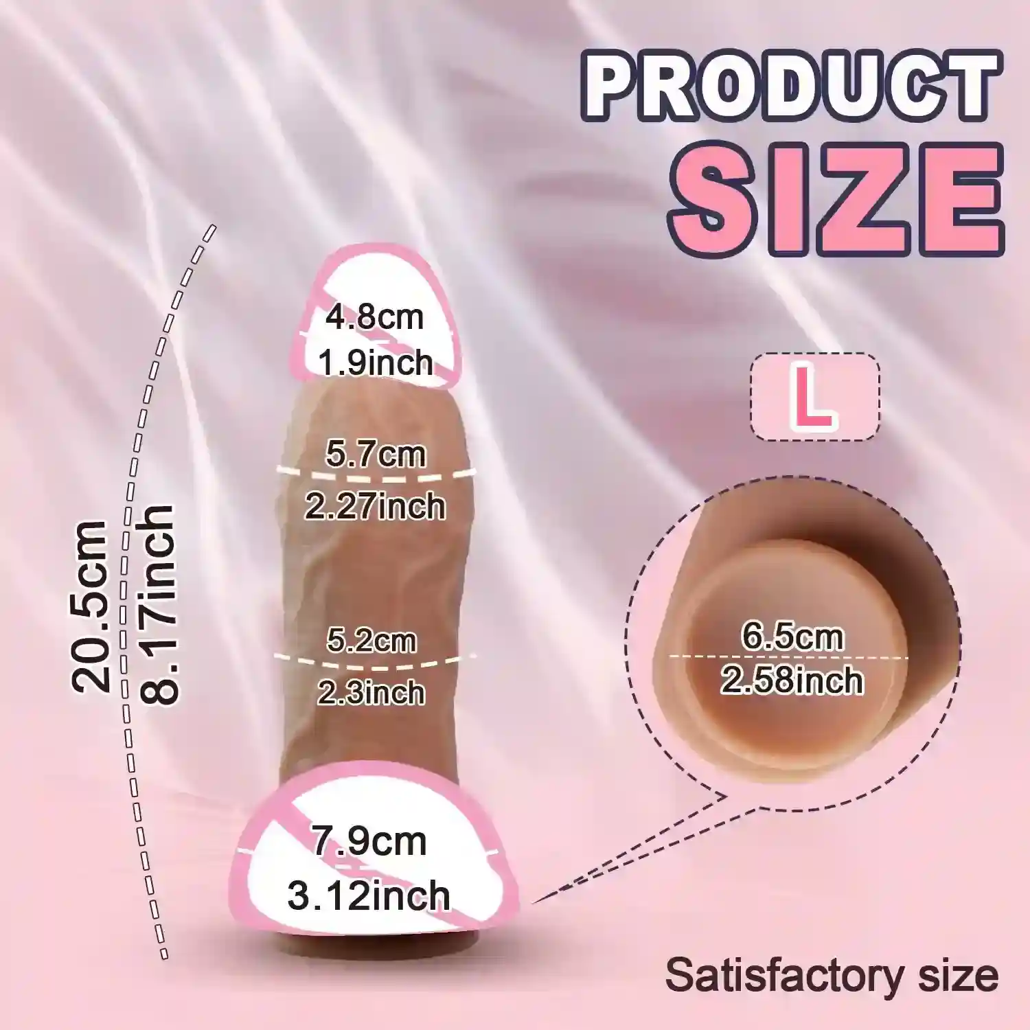 dildo de silicona grado medico 30cm