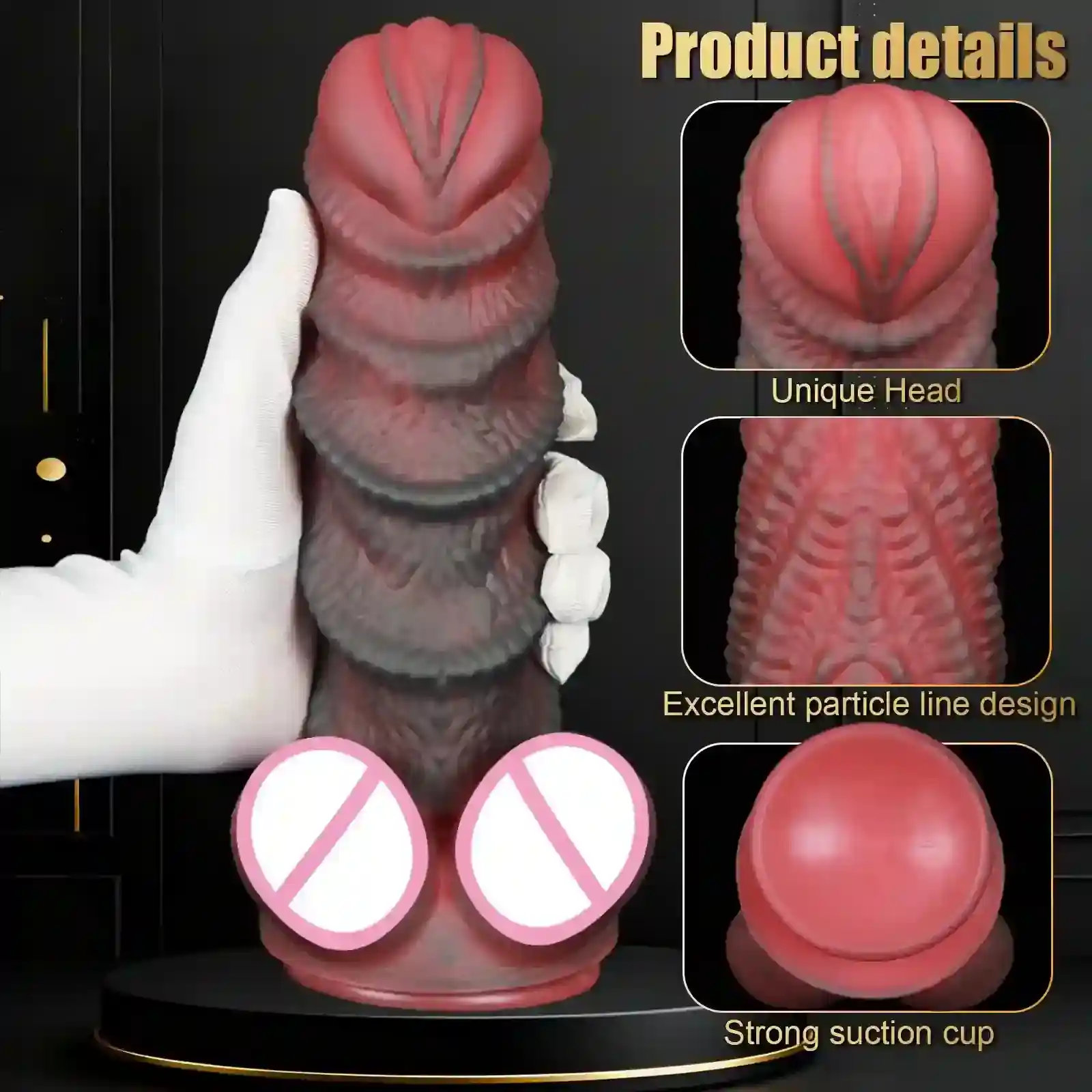 dildo de silicona medica grande