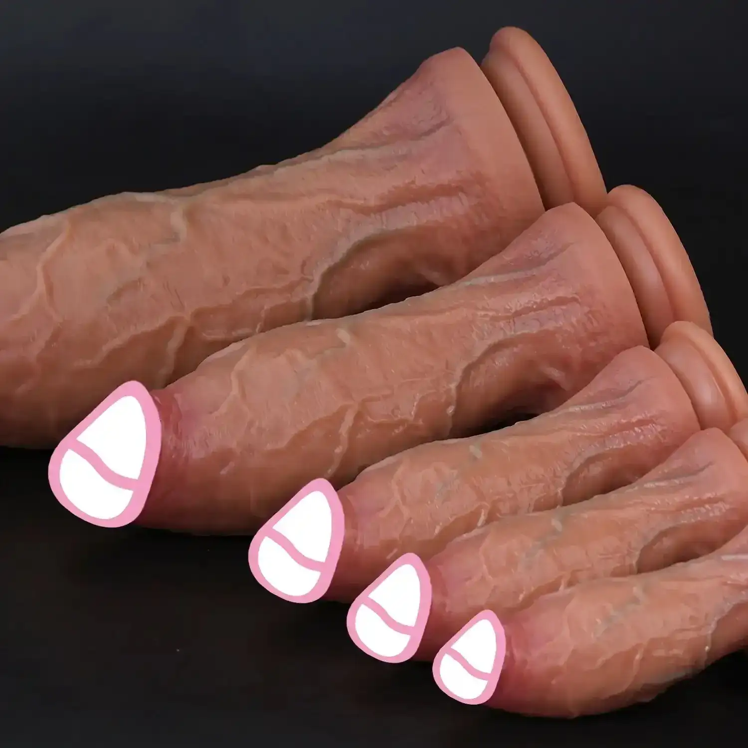 dildo de silicona médica realista grande
