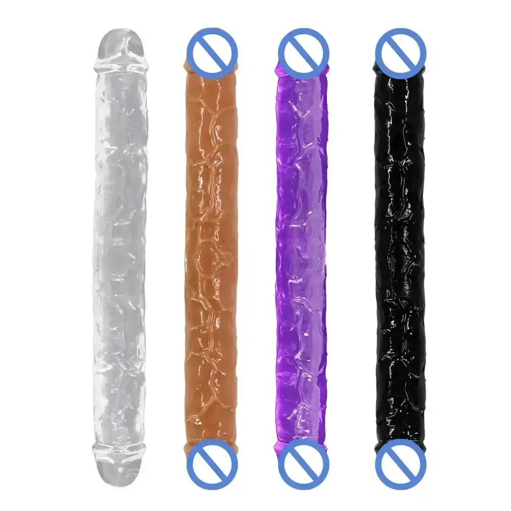 dildo doble 30cm color carne