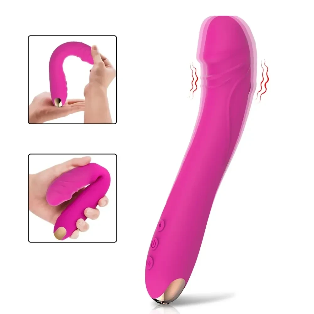 dildo doble accion silicona suave