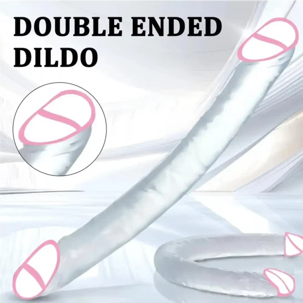dildo doble con forma realista