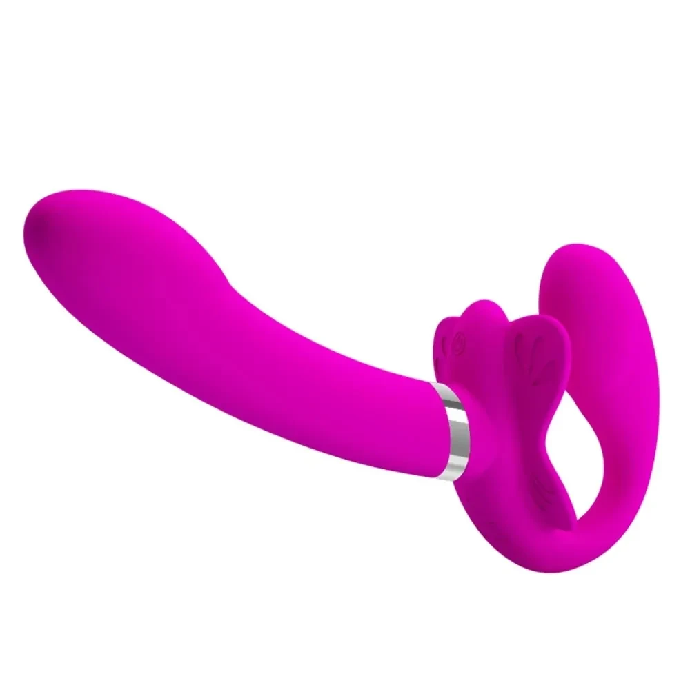 dildo doble silicona médica color carne