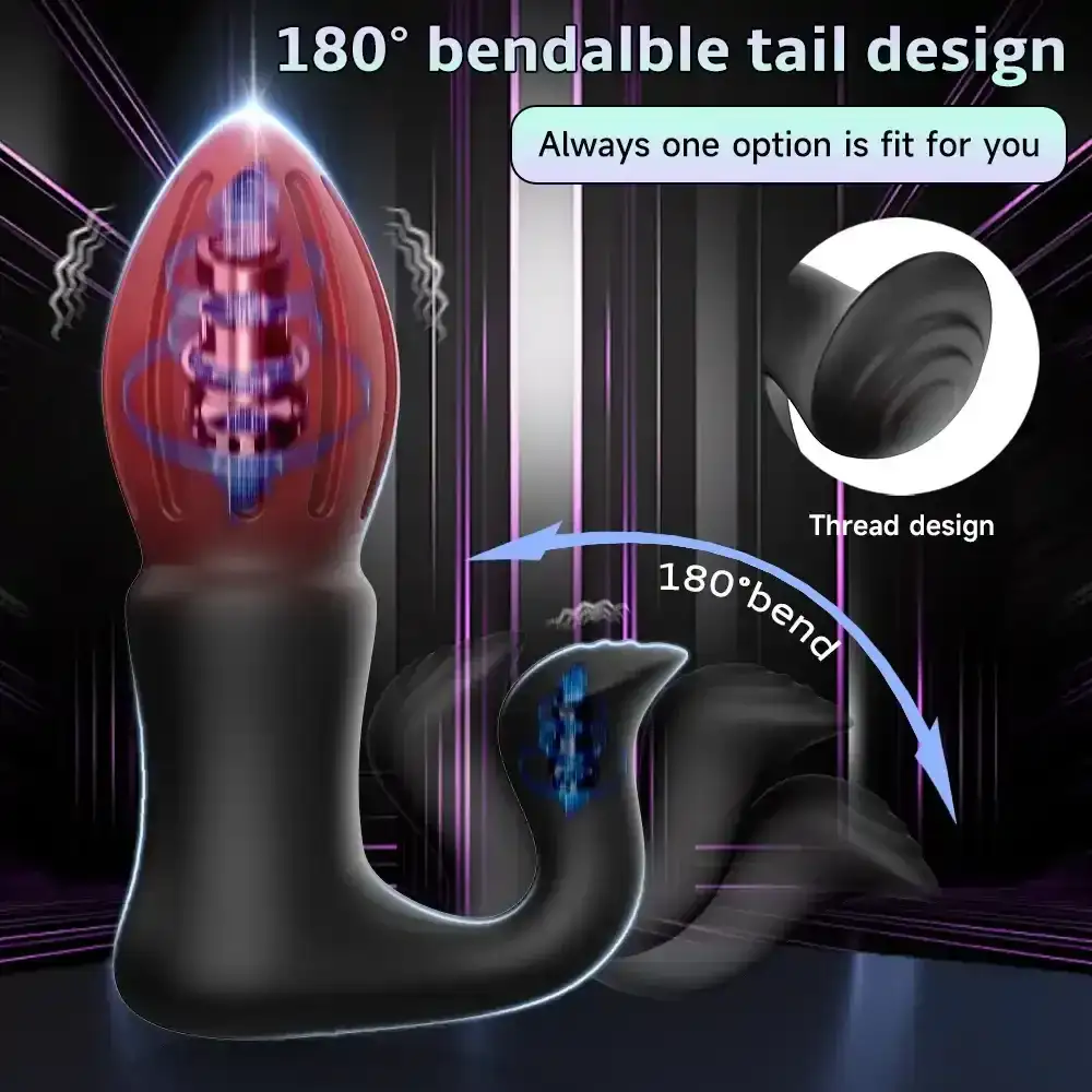 dildo doble vibrante con control