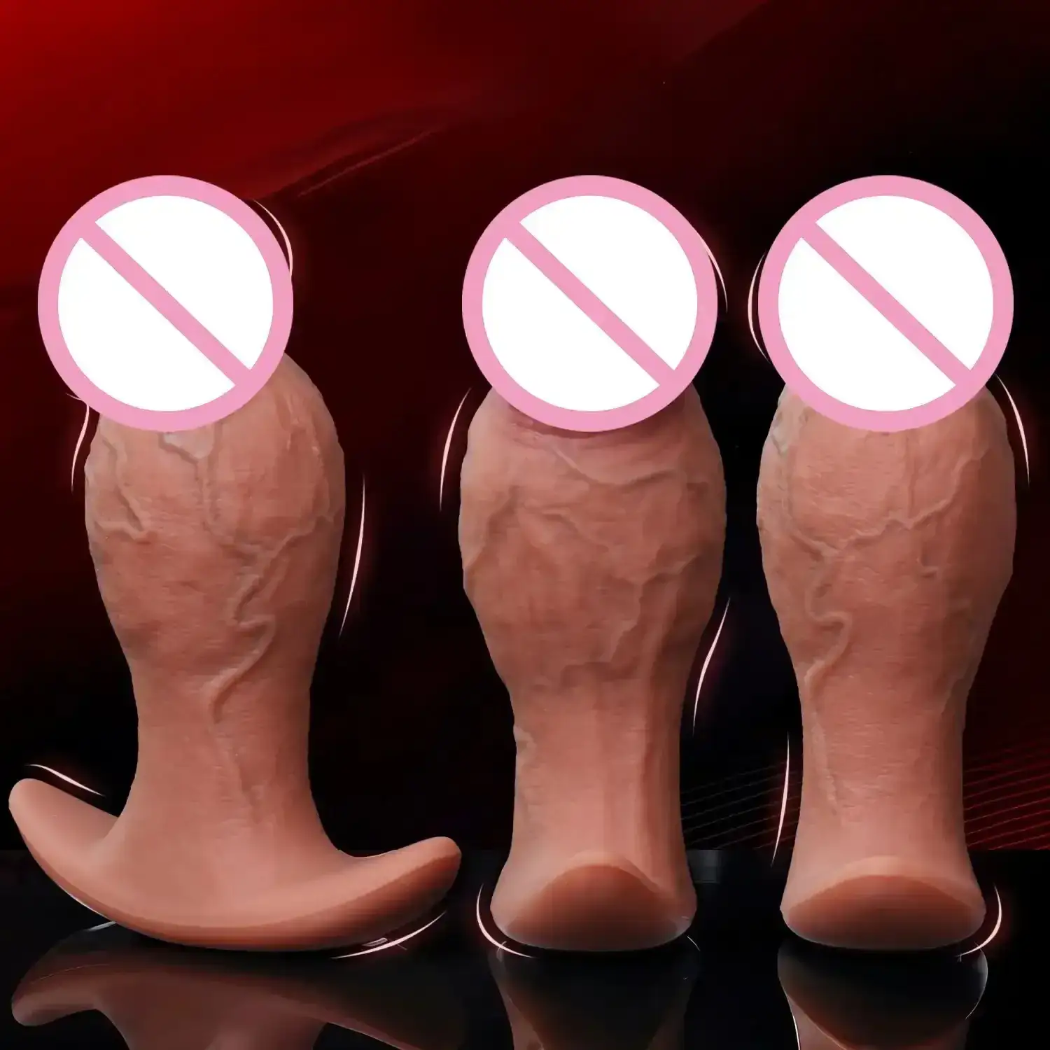 dildo hiperrealista aspecto natural detallado