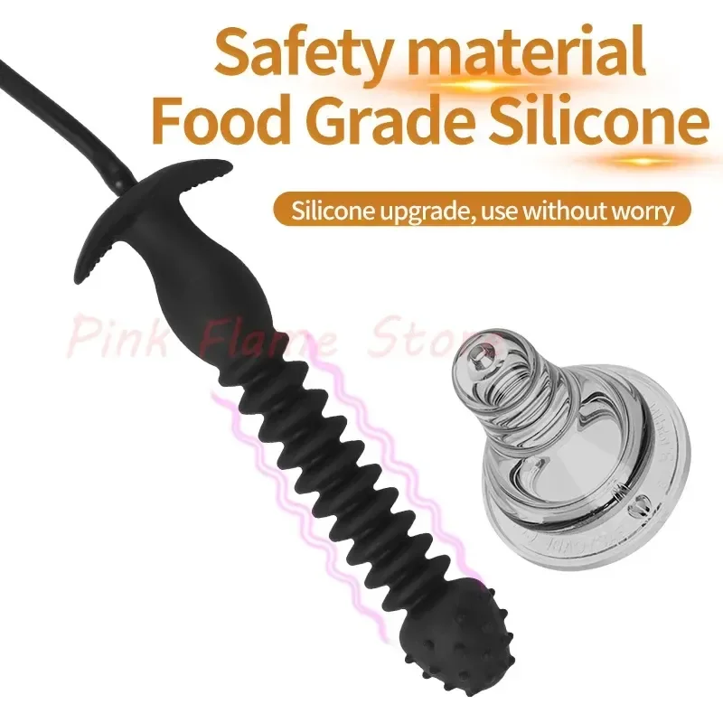 dildo inflable con nucleo retractil