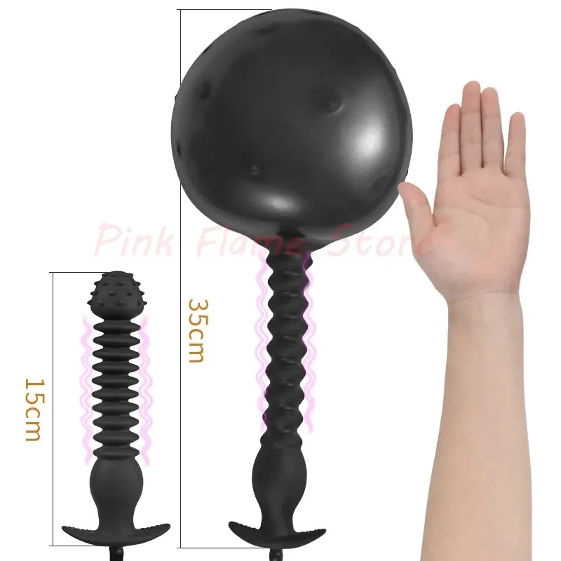 dildo inflable expansible para ano