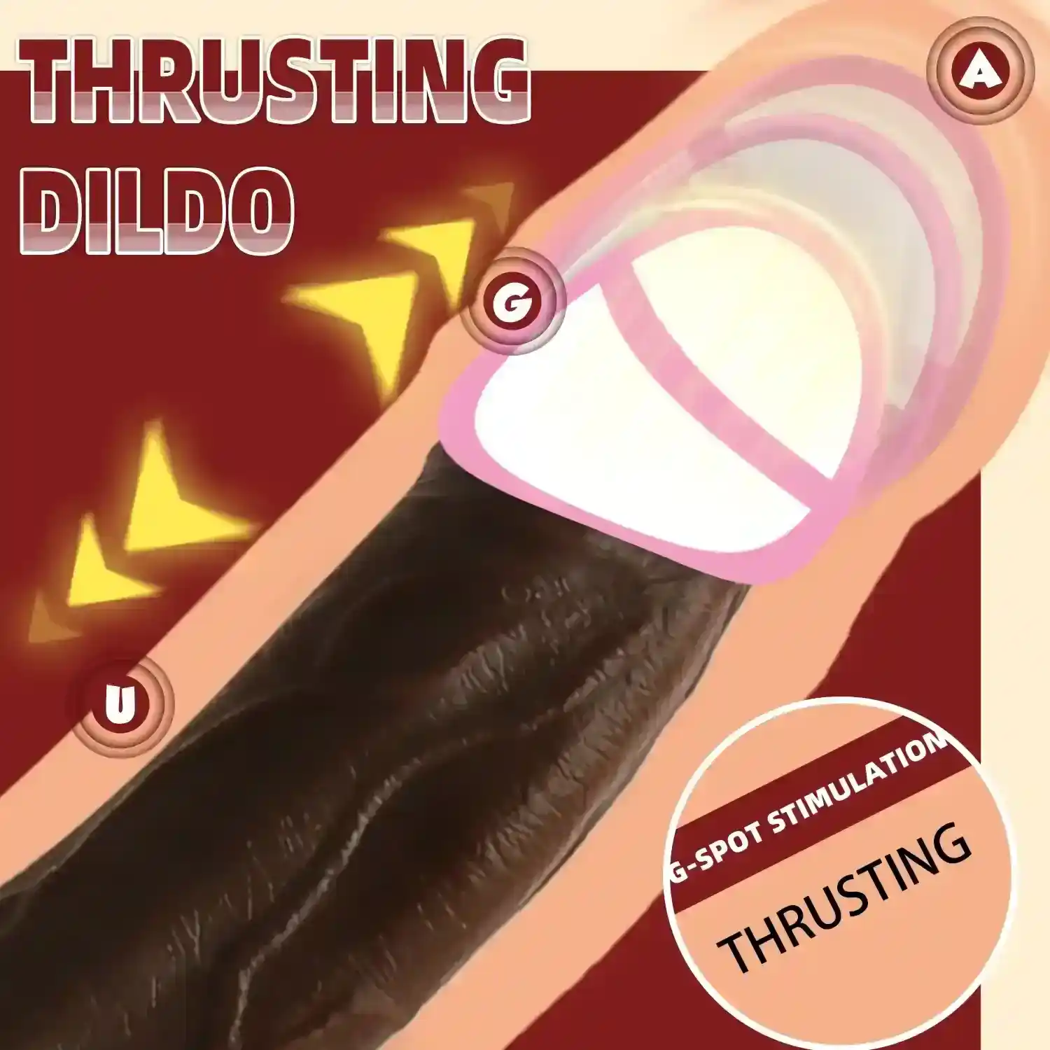 dildo movimiento telescopico punto g