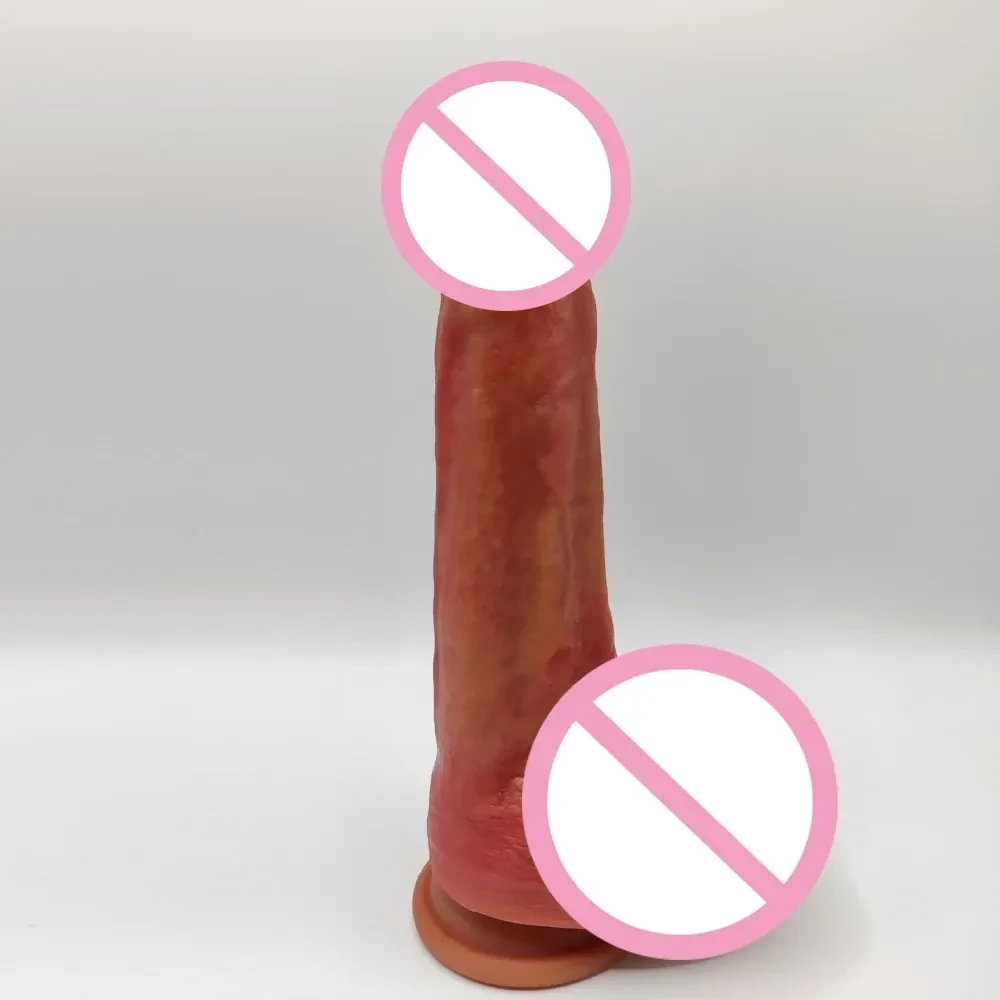 dildo negro grande con textura piel