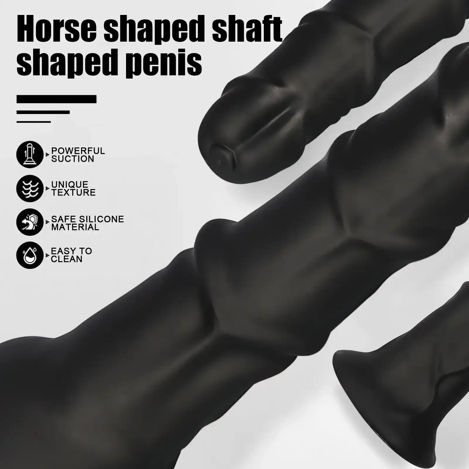 dildo pene caballo silicona medica anal