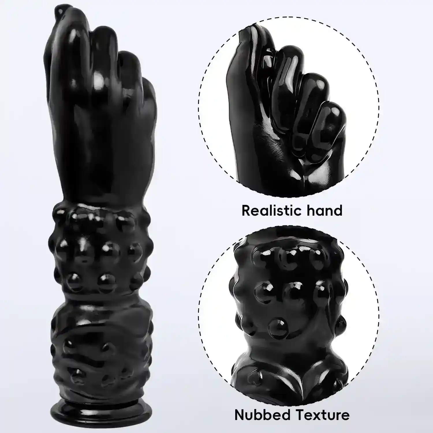 dildo puno anal base estable silicona