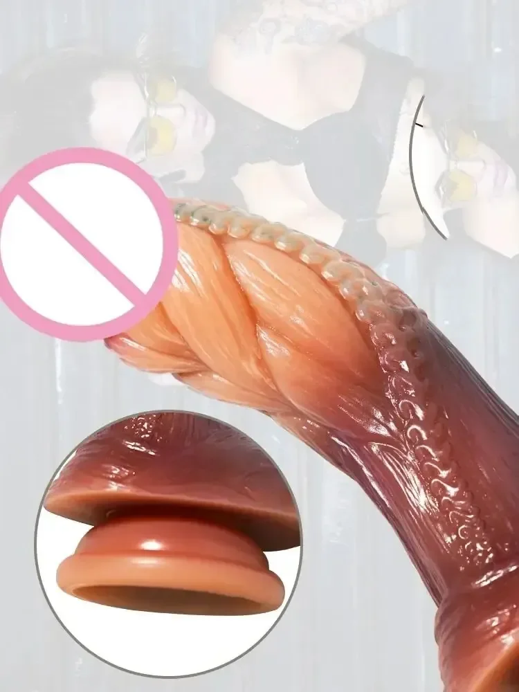 dildo realista con base de succión