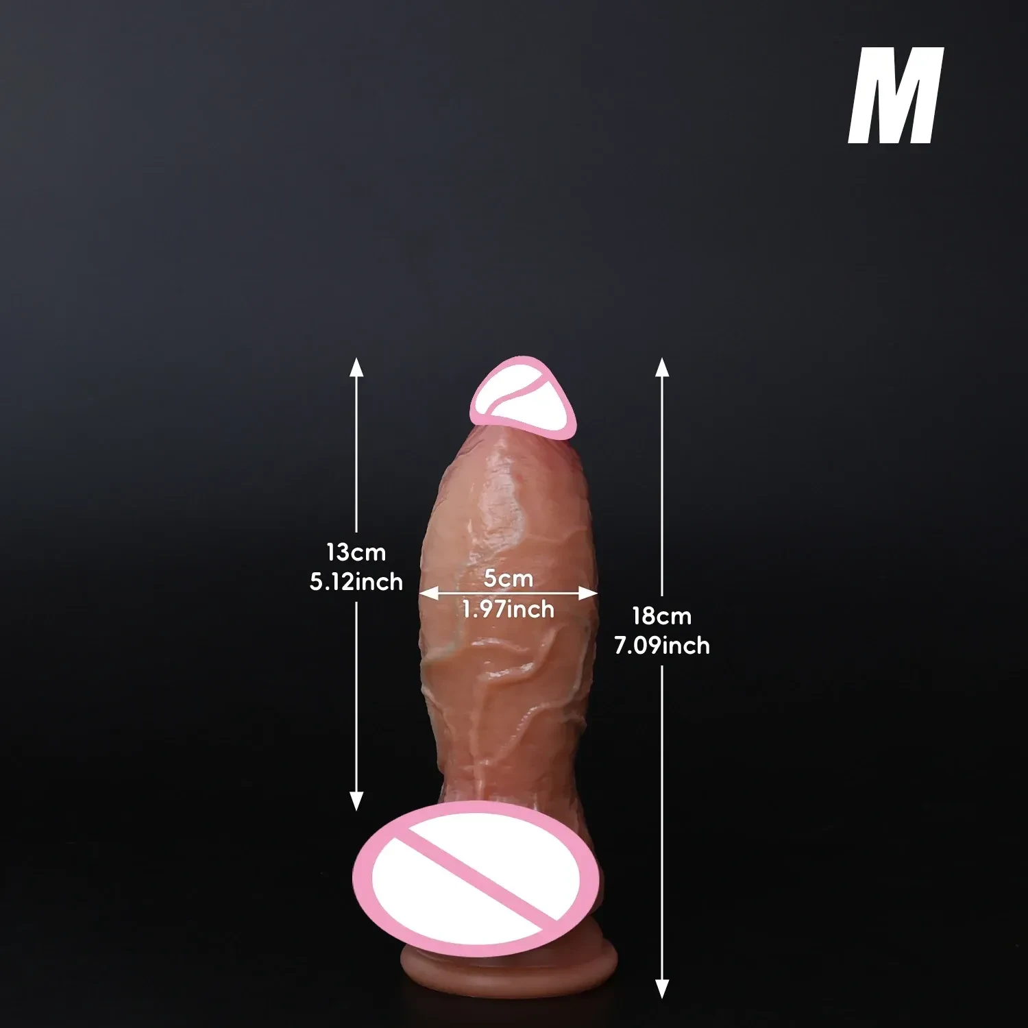 dildo realista con forma punto g