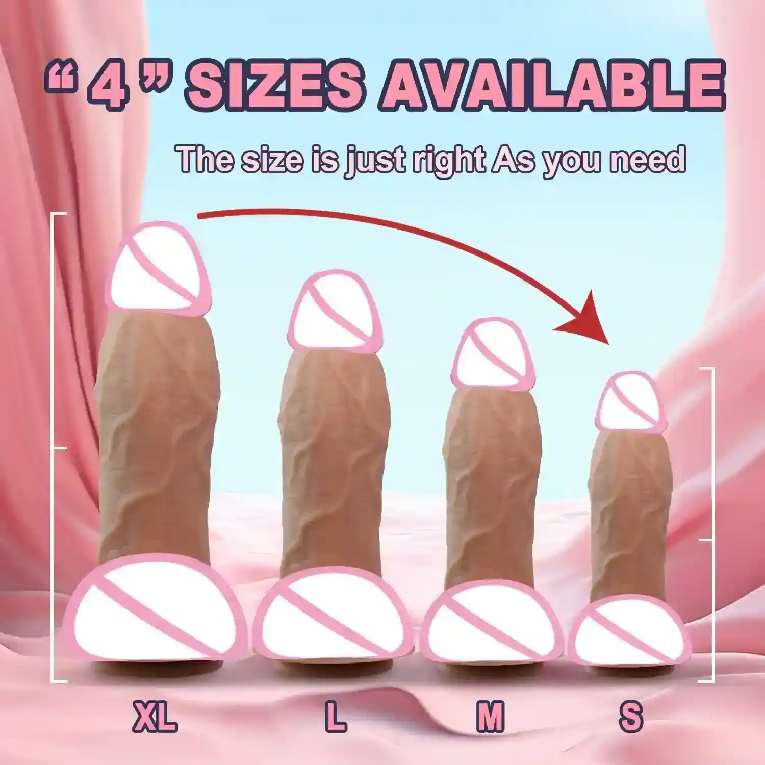 dildo realista con textura de venas