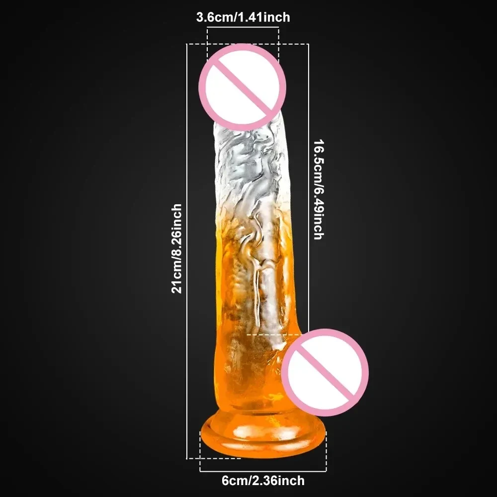 dildo realista con ventosa impermeable
