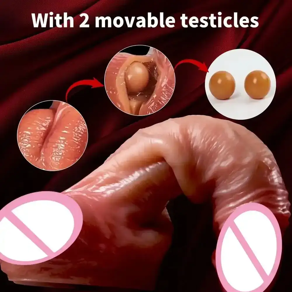 dildo realista con ventosa manos libres