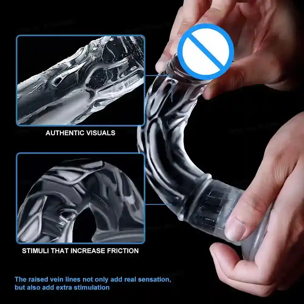 dildo realista con ventosa para mujer