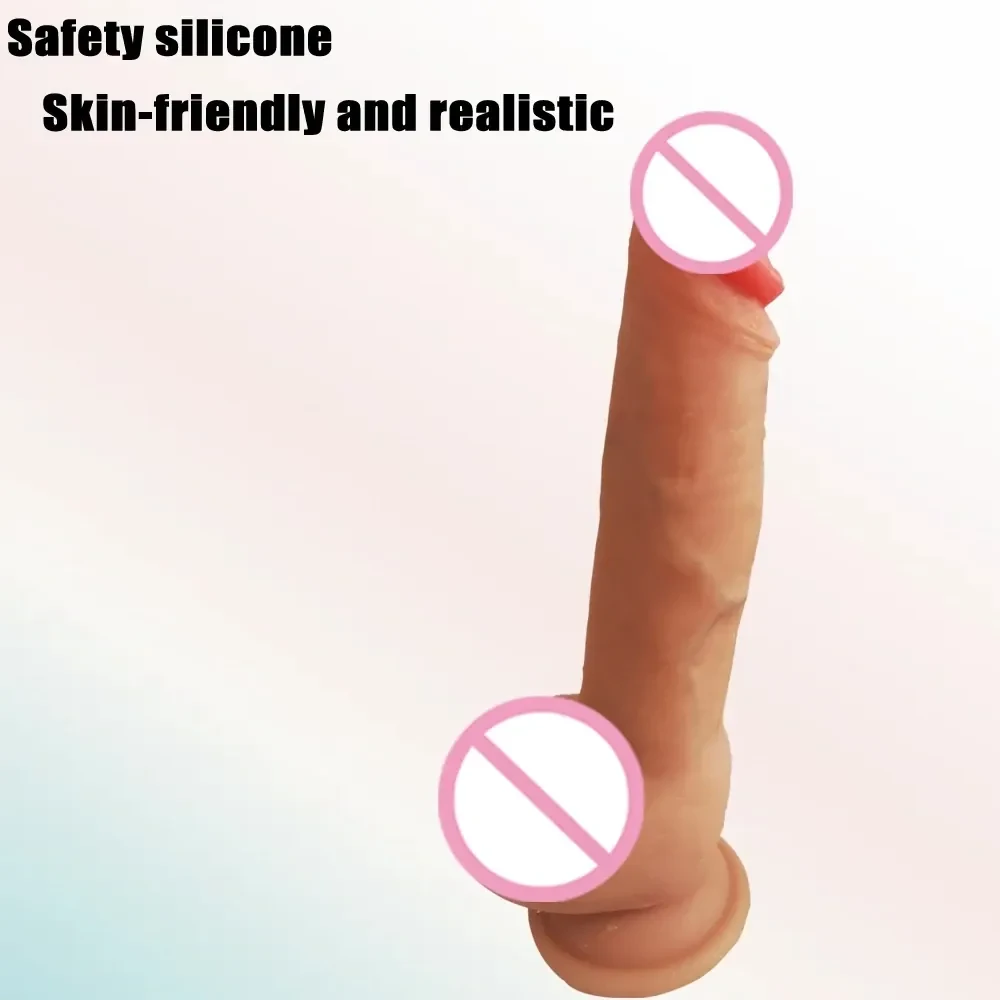 dildo realista de 22cm con ventosa