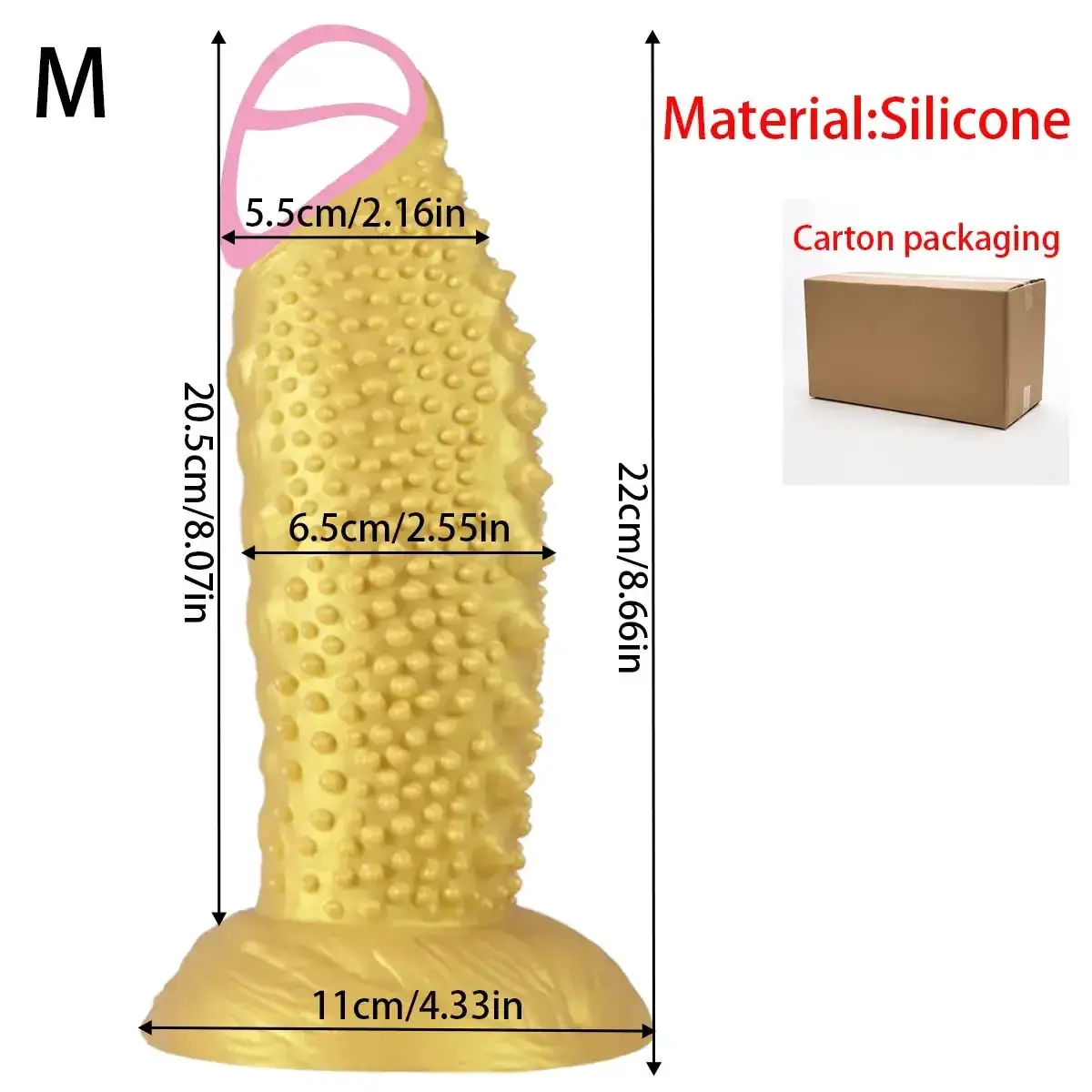 dildo realista de silicona medica