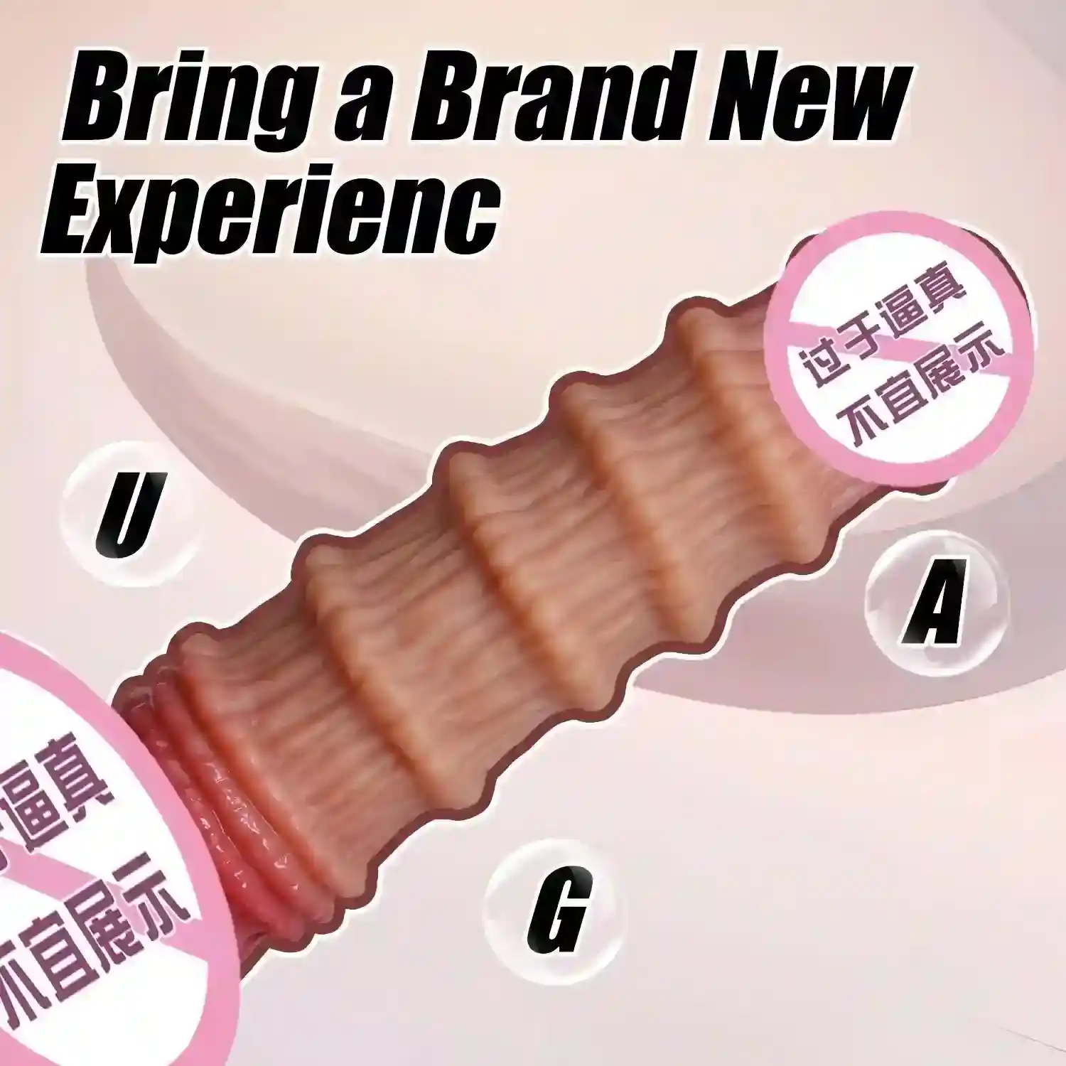 dildo realista de silicona médica flexible