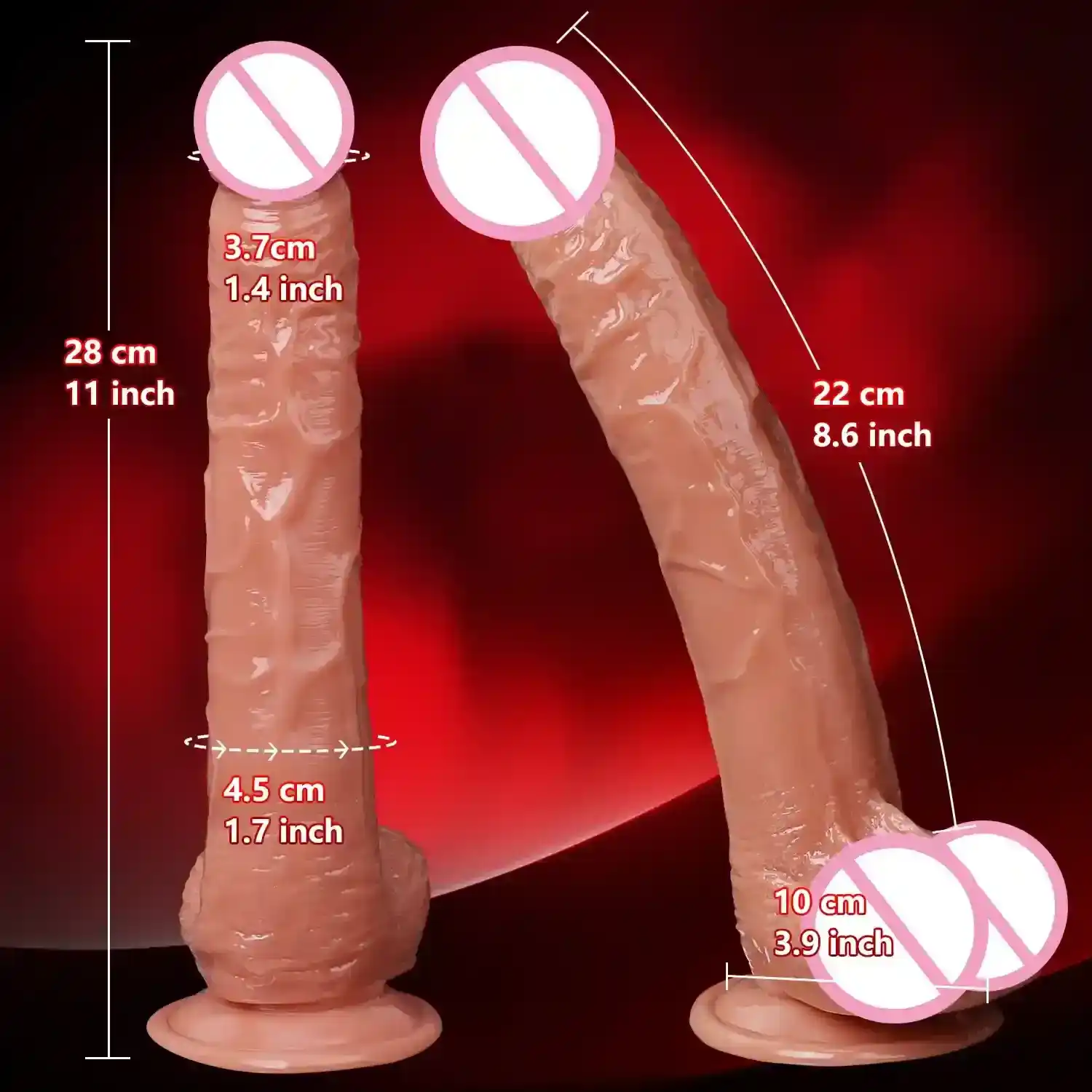 dildo realista flexible para mujer